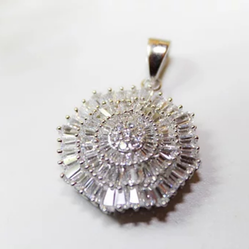 Layered Sterling Silver Pendant